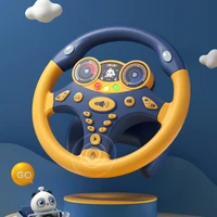 infant shining eletric simulation steering wheel toy with light sound kids stroller steering wheel early educational vocal toys