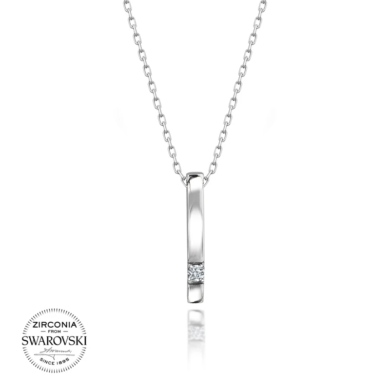 ?? 925スターリングシルバースワロフスキーキュービックジルコニアジルコニアユニークペンダント