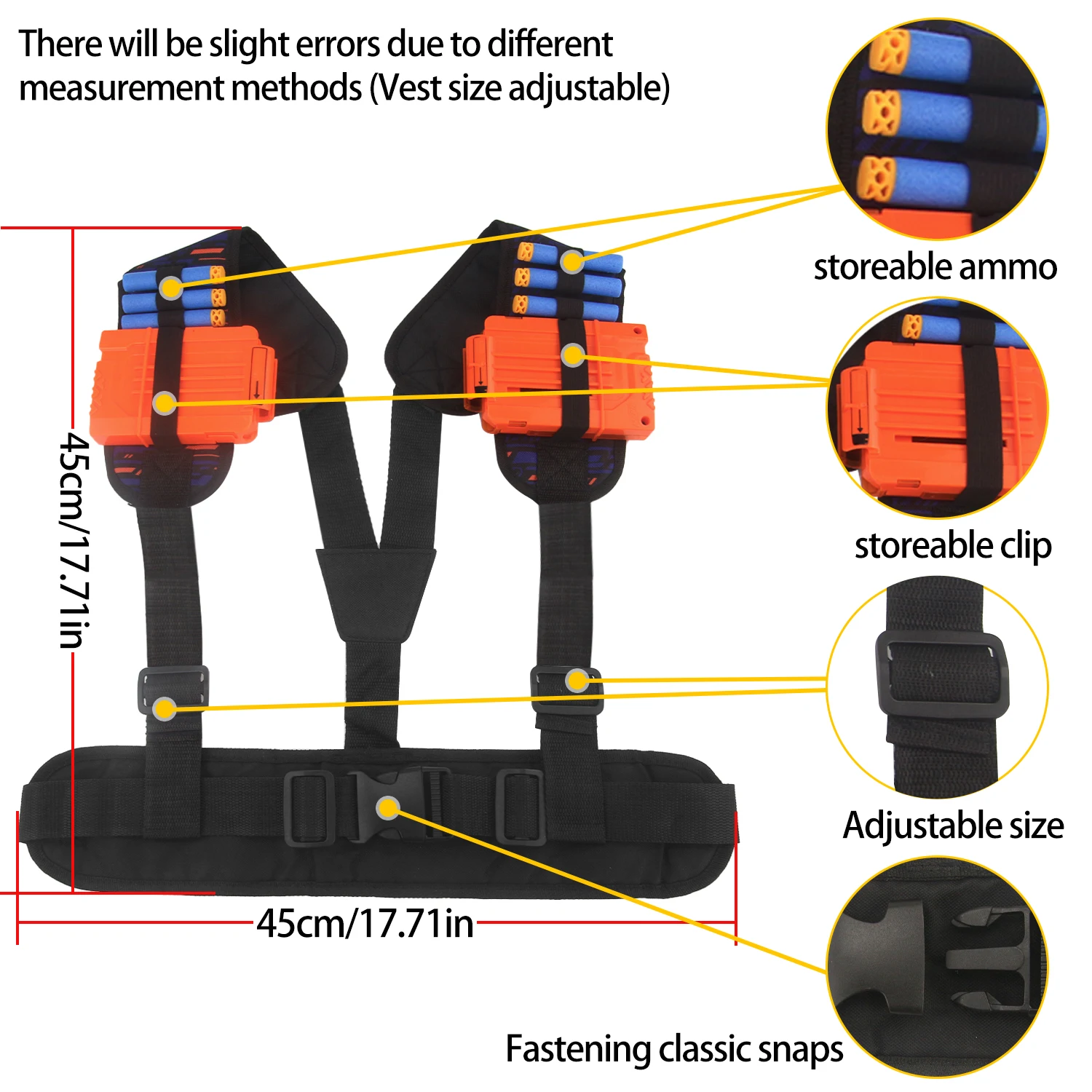 EKIND набор тактического оборудования жилет Дартс совместимый для Nerf Elite серии