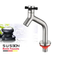 bathroom basin faucets 304 stainless steel mop pool tap single cold bathroom sink wash basin faucets outdoor garden water tap