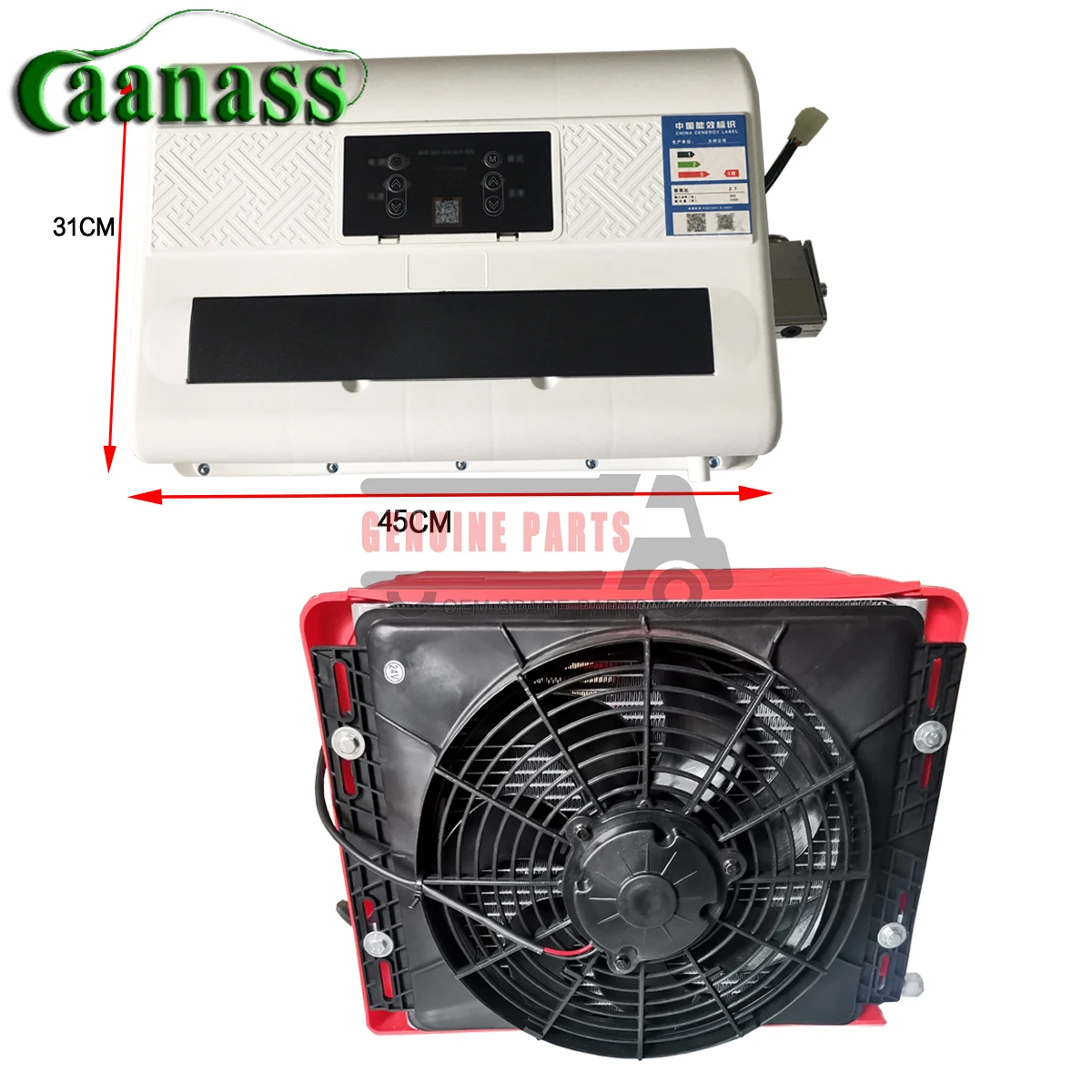 Universal Parking Car Air Conditioner 12V/24V Air Conditioner for Buses, RVs, Station Wagons, Cars, Construction Machinery