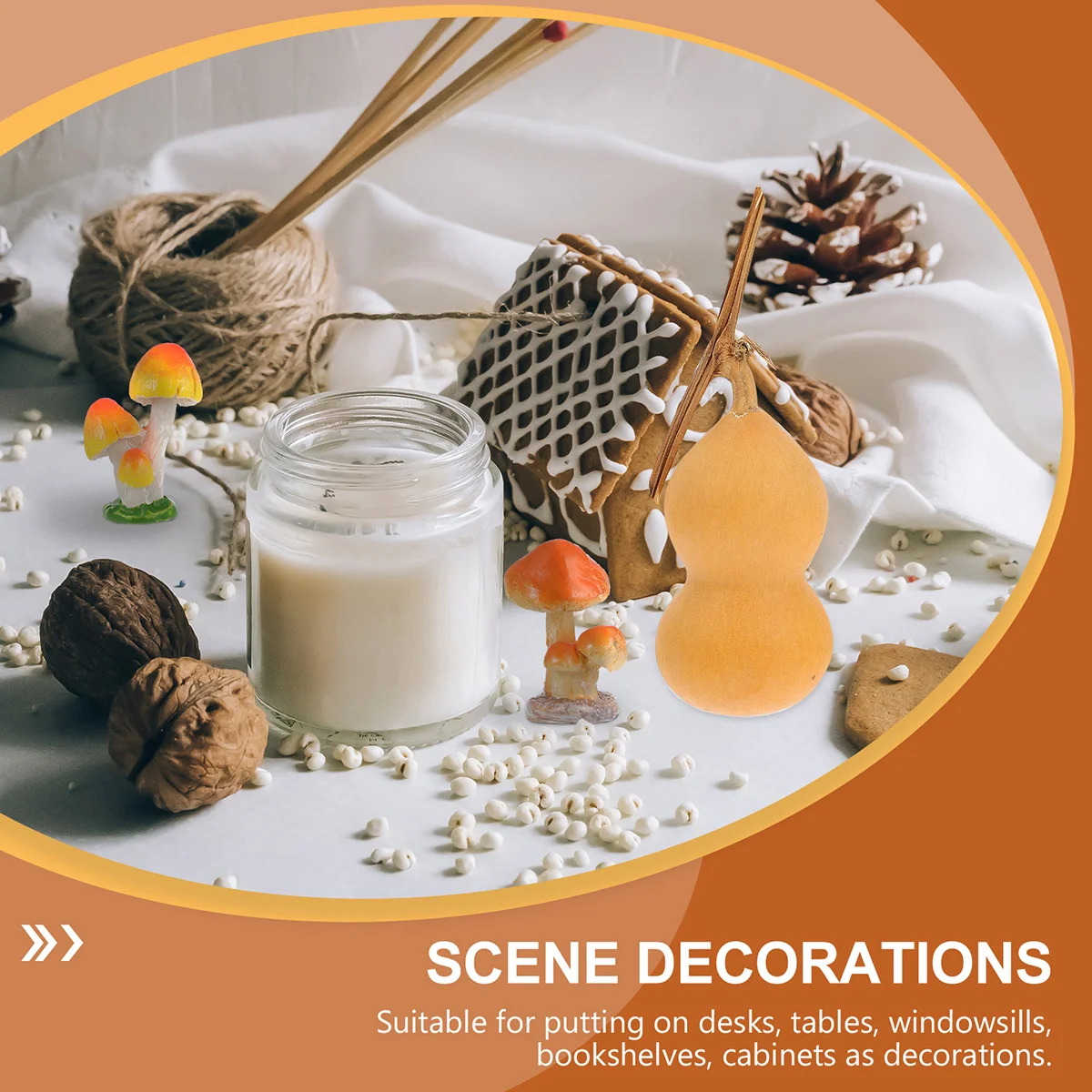 10 шт. ремесла мини тыква домашний декор натуральный калабас декоративные