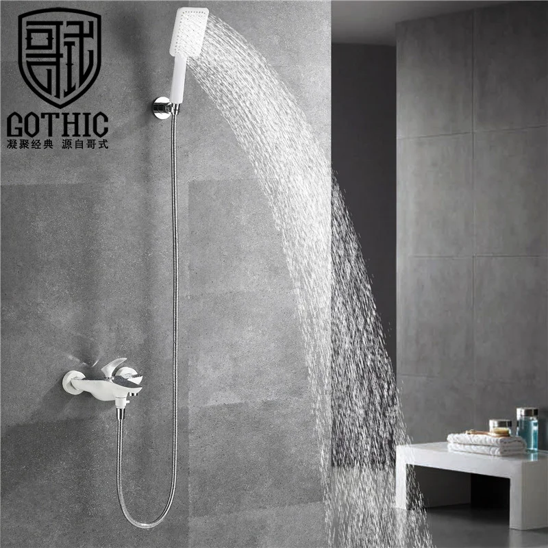 Душевые системы простая в Северной Европе модный набор для душа ванну медный