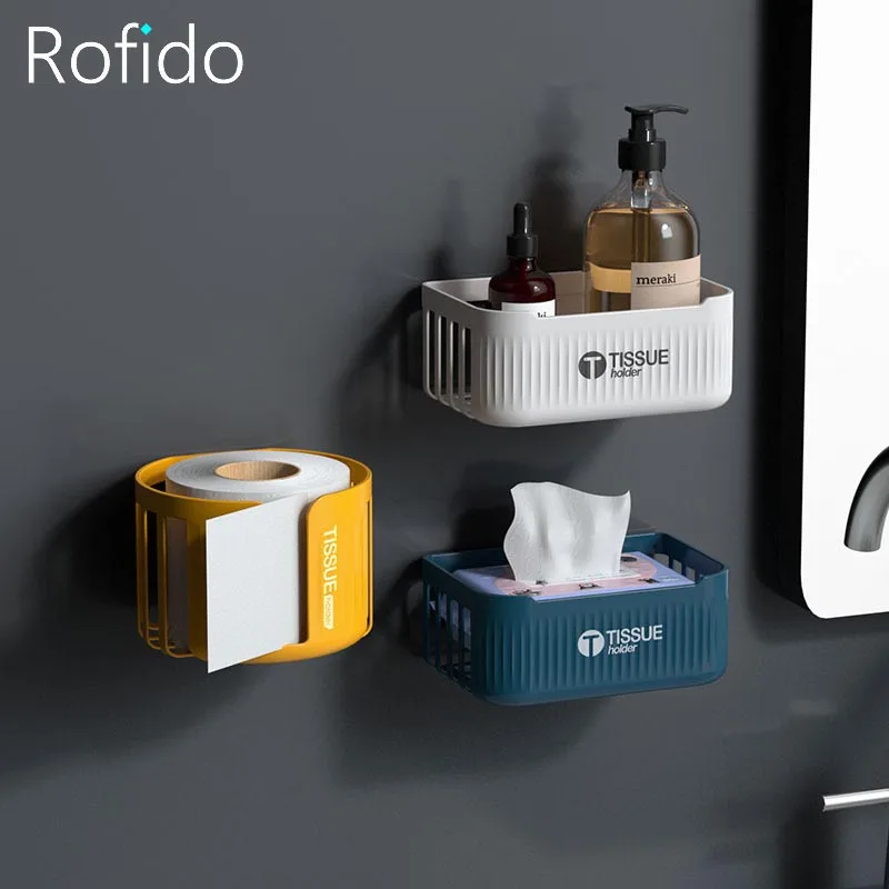 

Держатель для бумажных полотенец, настенная полка для туалетной бумаги, держатель для рулона туалетной бумаги, стойка для ванны и душа, Кухо...