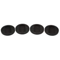 furniture castor cups 4 pcs rubber feet pads non slip furniture coasters for chair leg floor protectors bed sofa wheel
