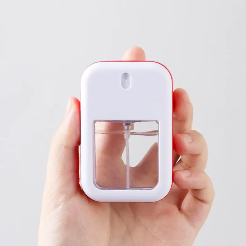 

Mini Card Bottle 30ml Spray Portable Free Card Dispensing Plastic Bottle With Silicone Sleeve