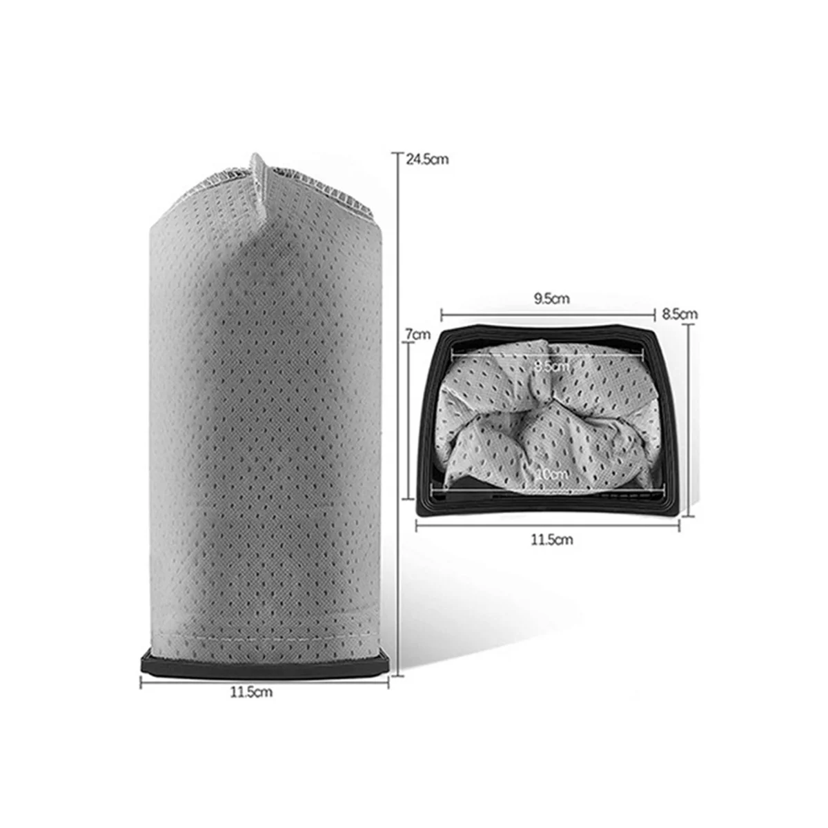 6 упаковок тканевых фильтр-мешков замена для канистр-пылесоса Porta Power Swingette S1015 S1029