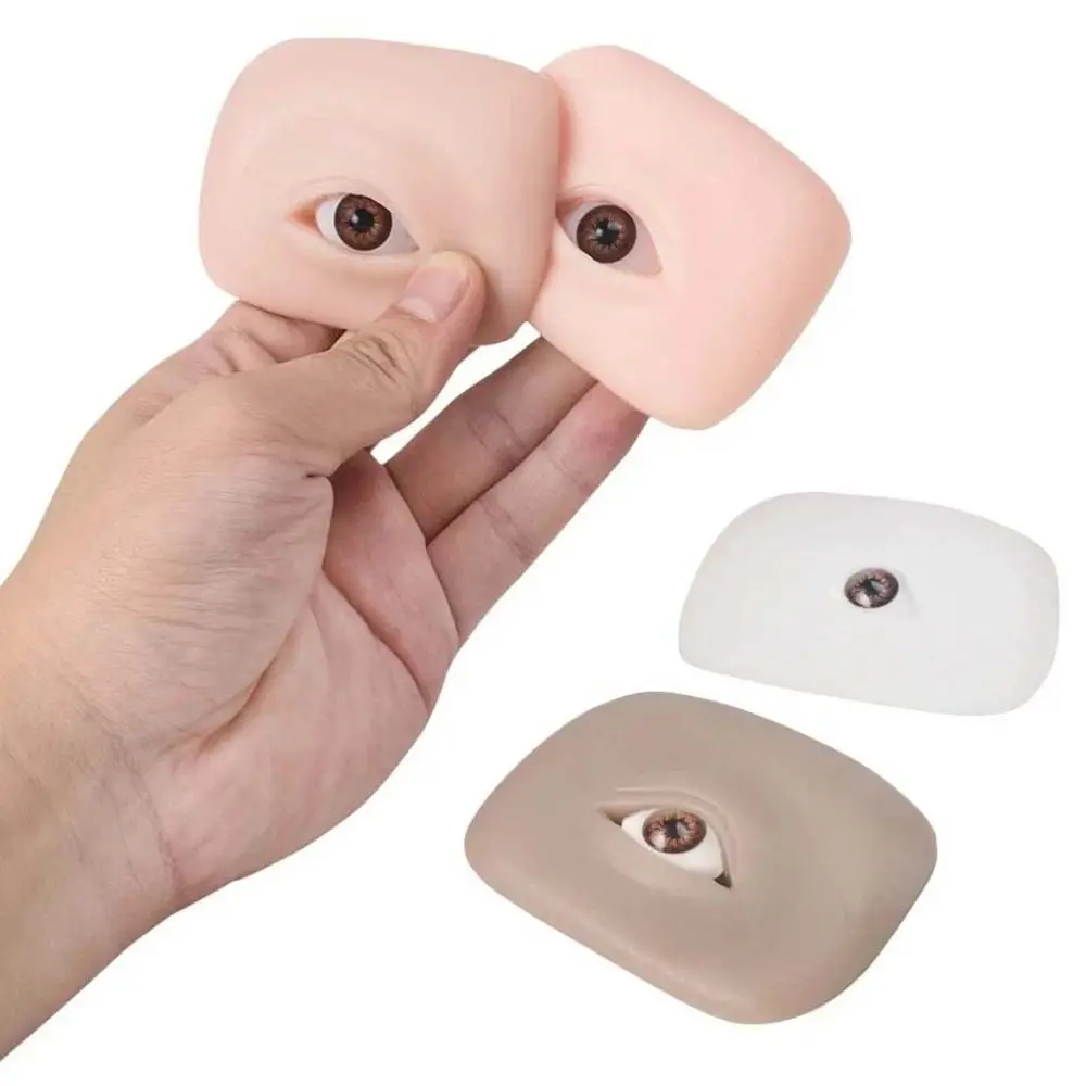 

1pcs Microblading 5D Textured Bionic Silicone Tattoo Eyebrow And Eye Module Stereoscopic Eye Makeup Training Practice Skin