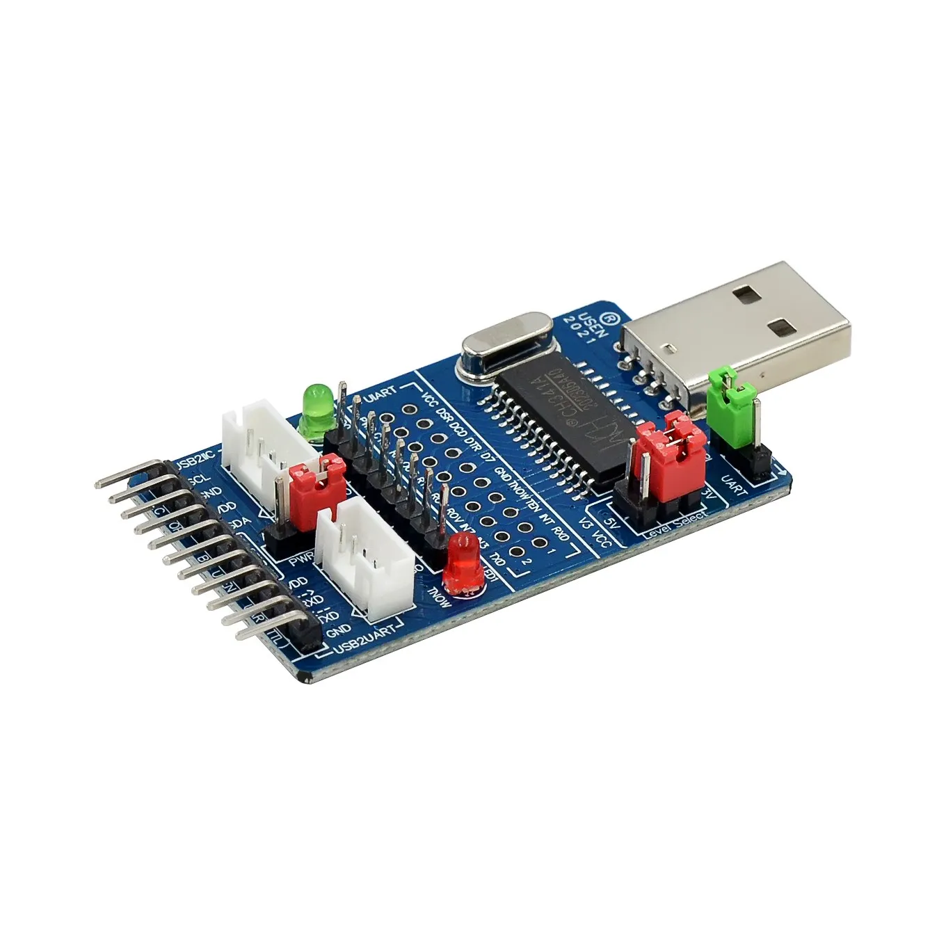 Адаптер CH341A с USB на I2C/IIC/SPI/UART/TTL/ISP, параллельный конвертер портов EPP/MEM