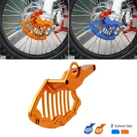 nicecnc front brake disc guard protector cover for ktm exc excf xc xcw sx sxf xcf xcwf 125 200 250 300 350 400 450 530 2003 2014