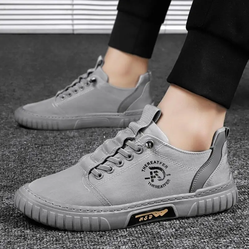 

Canvas Men's Shoes Comfortable All-match Sneakers Old Beijing Cloth Shoes Breathable Ice Silk Cloth Casual Sports Flats Loafers