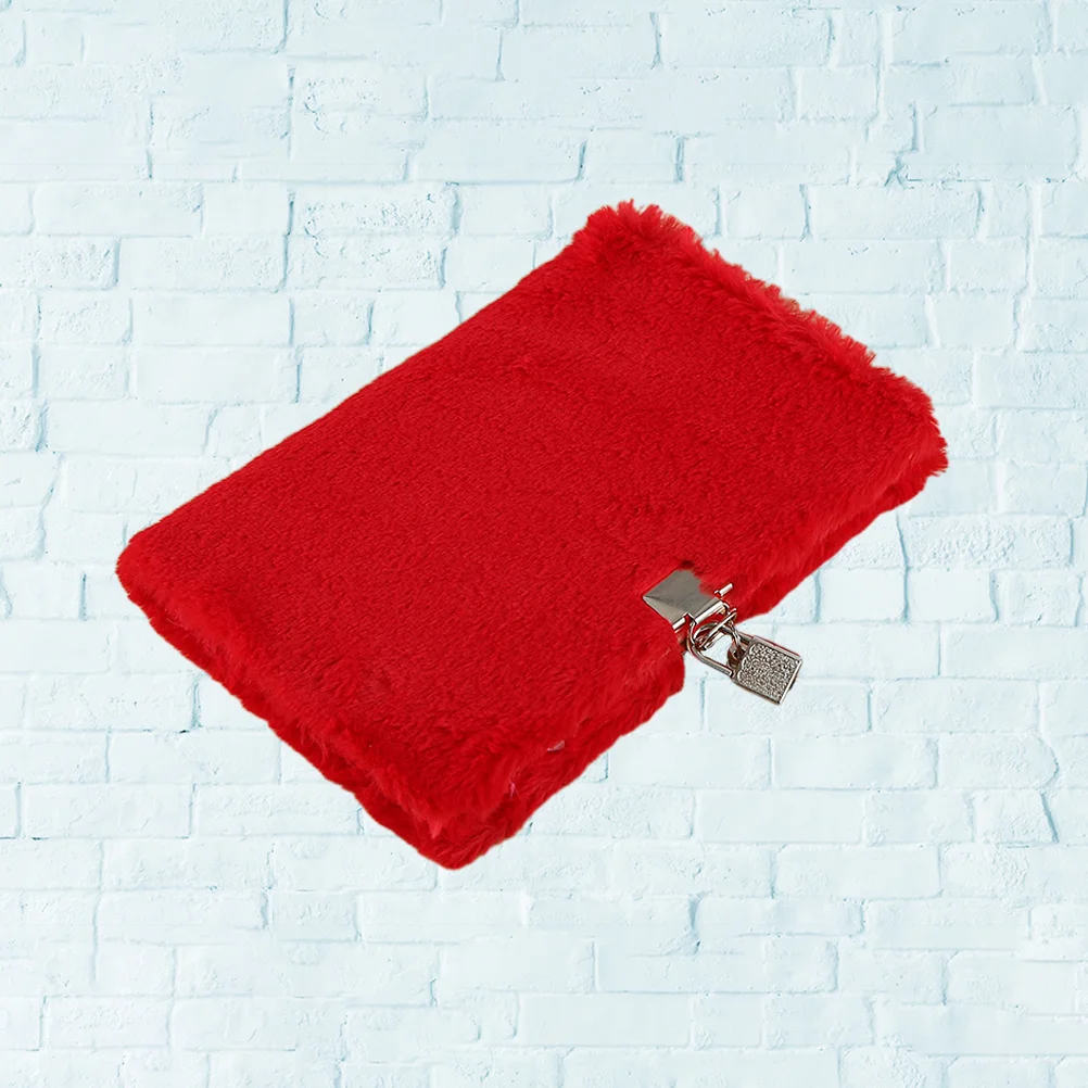 

Plush Book Girls Gift Cartoon Student Notebook Durable Travel Notebooks for Kids