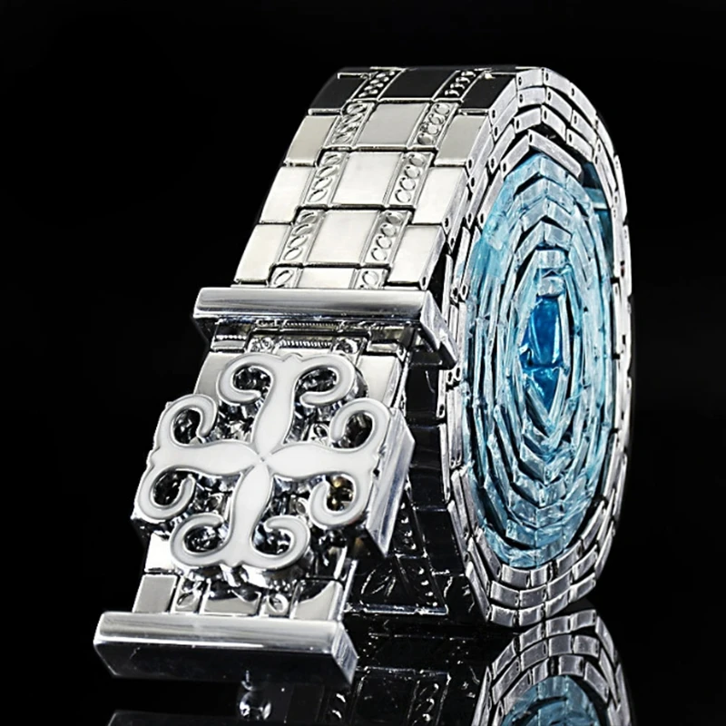 Ремень мужской металлический с надписью Mark