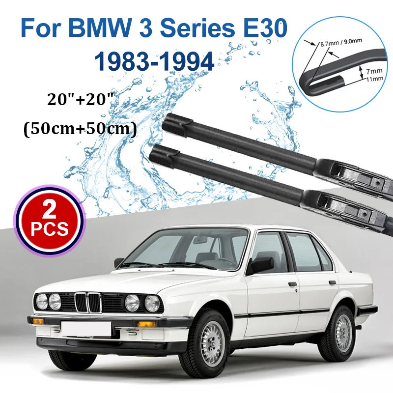 Фото Щетки стеклоочистителя для BMW 3 серии E30 1983-1994, дворники для лобового стекла, аксессуары для автомобиля №2