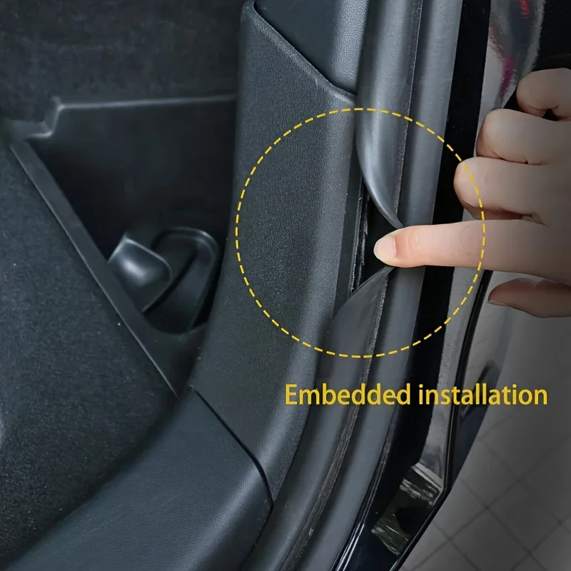 Премиальный Резиновый Защитный Чехол На Порог Tesla Model Y