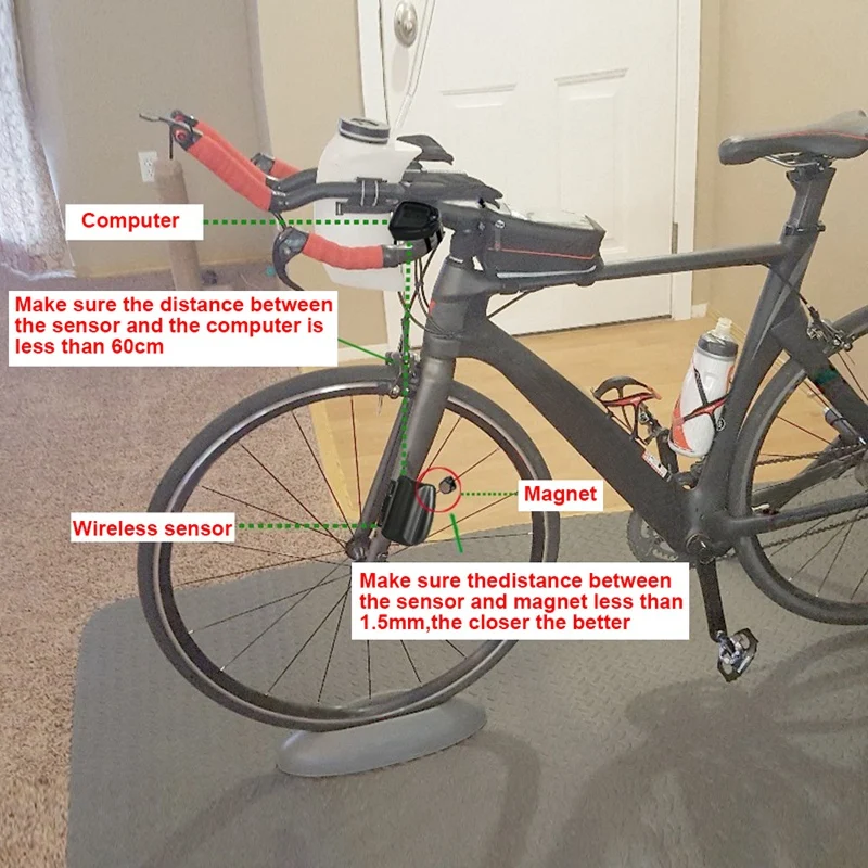 Велосипедный беспроводной водонепроницаемый магнитный датчик велосипедный