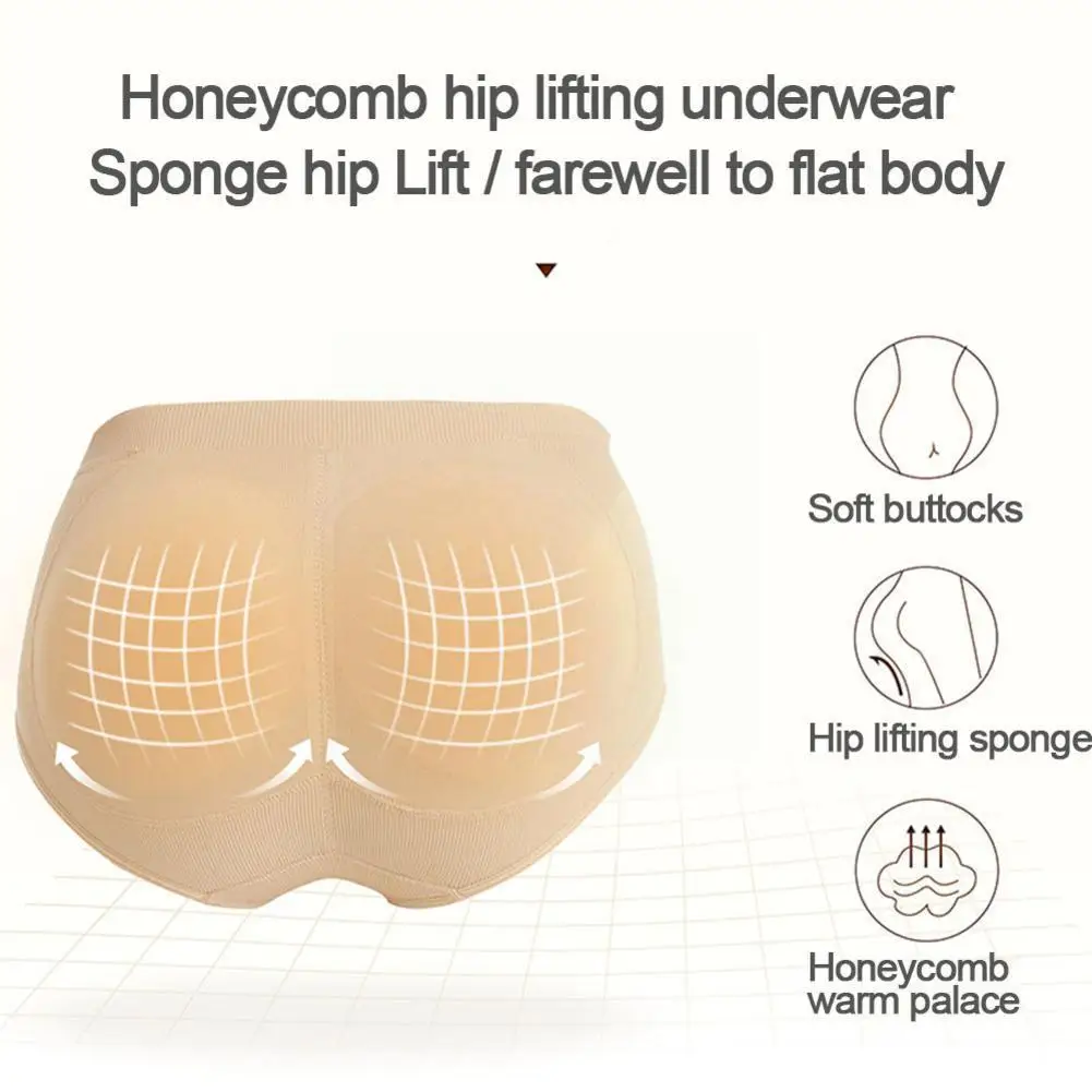 

Women Butt Lifter Panties Lady Middle Waist Padding Panties Enhancer Bum Padded Panties Hip Underwear Panties Seamless Push B6E9