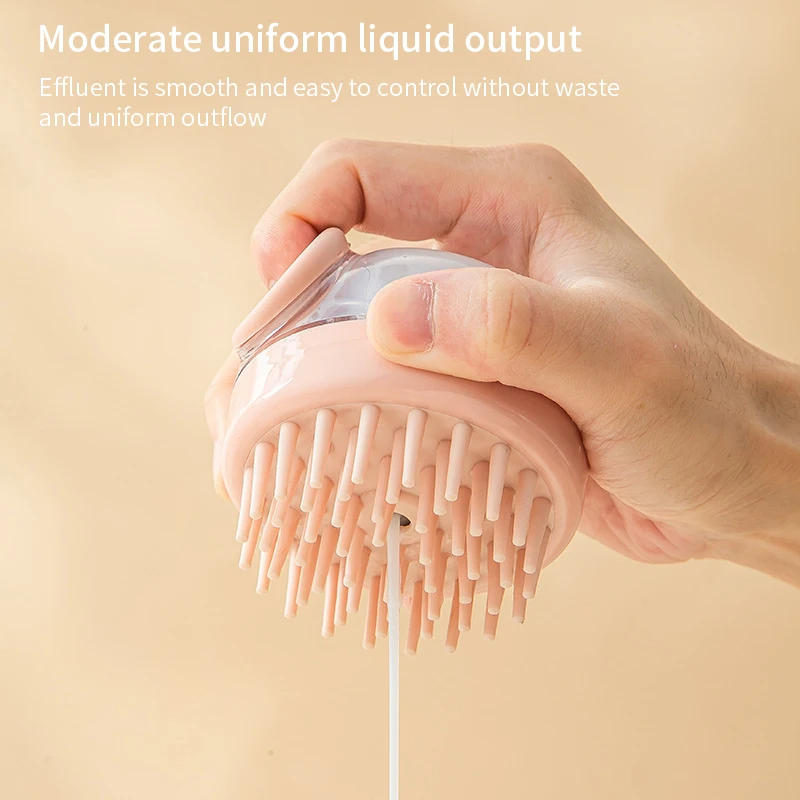 

Silicone Dog Brush Manual Head Pet Shampoo Massager Bath Brush Puppy Washing Massage Dispenser Pet Grooming Shower Brushes