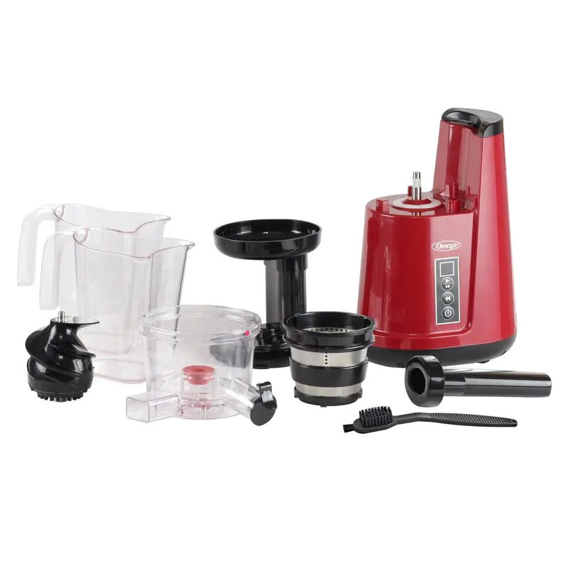 

Cold Press 365 Vertical Masticating Juicer with 3-Stage Auger, 150-Watt, Red