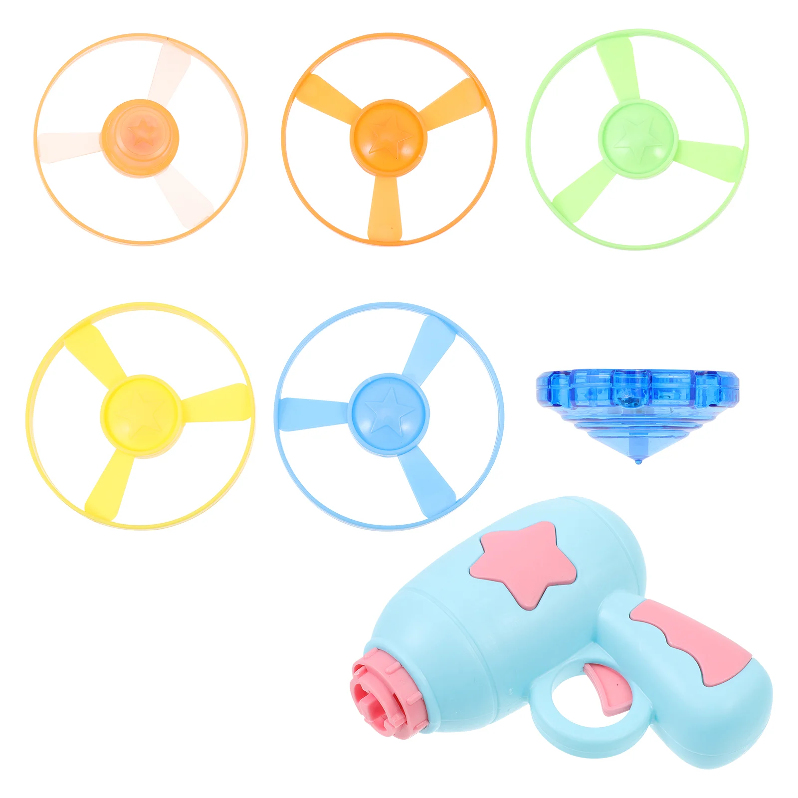 

1 Set Kid Toys Flying Saucer Educational Disc Shooter for Education Children Outdoor