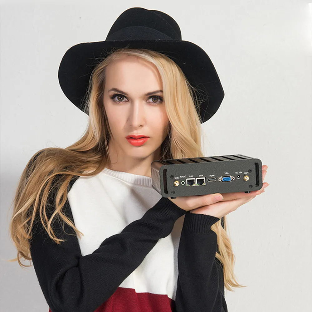 

Мини-компьютер без вентилятора I7 4500U i5 4200U Win10 Linux DDR3L mSATA RS232 COM двойной гигабитный LAN Barebone промышленный мини-ПК