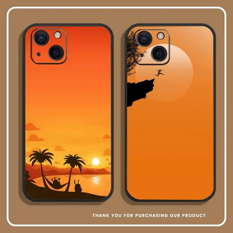 

Sunset Desert Phone Case For Apple iPhone 14 13 12 11 Pro Max Mini XS Max X XR 7 8 Plus TPU phone case