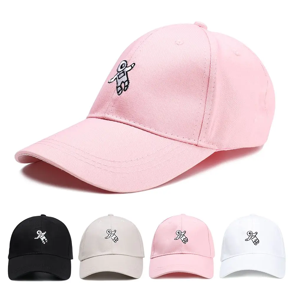 

Fashion Cotton Solid Adjustable Baseball Caps Sun Hat Embroidery Astronaut