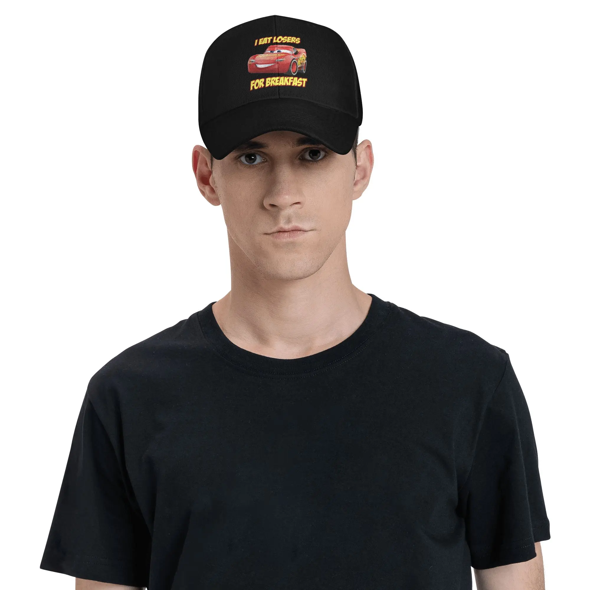 Бейсболка Lightning Mcqueen из мультфильма «Машинки», модные кепки в стиле хип-хоп, весенние бейсболки для женщин и мужчин, бейсболки в стиле хиппи для бега (art.: 3920d90ca12bb) - 3920d90ca12bb