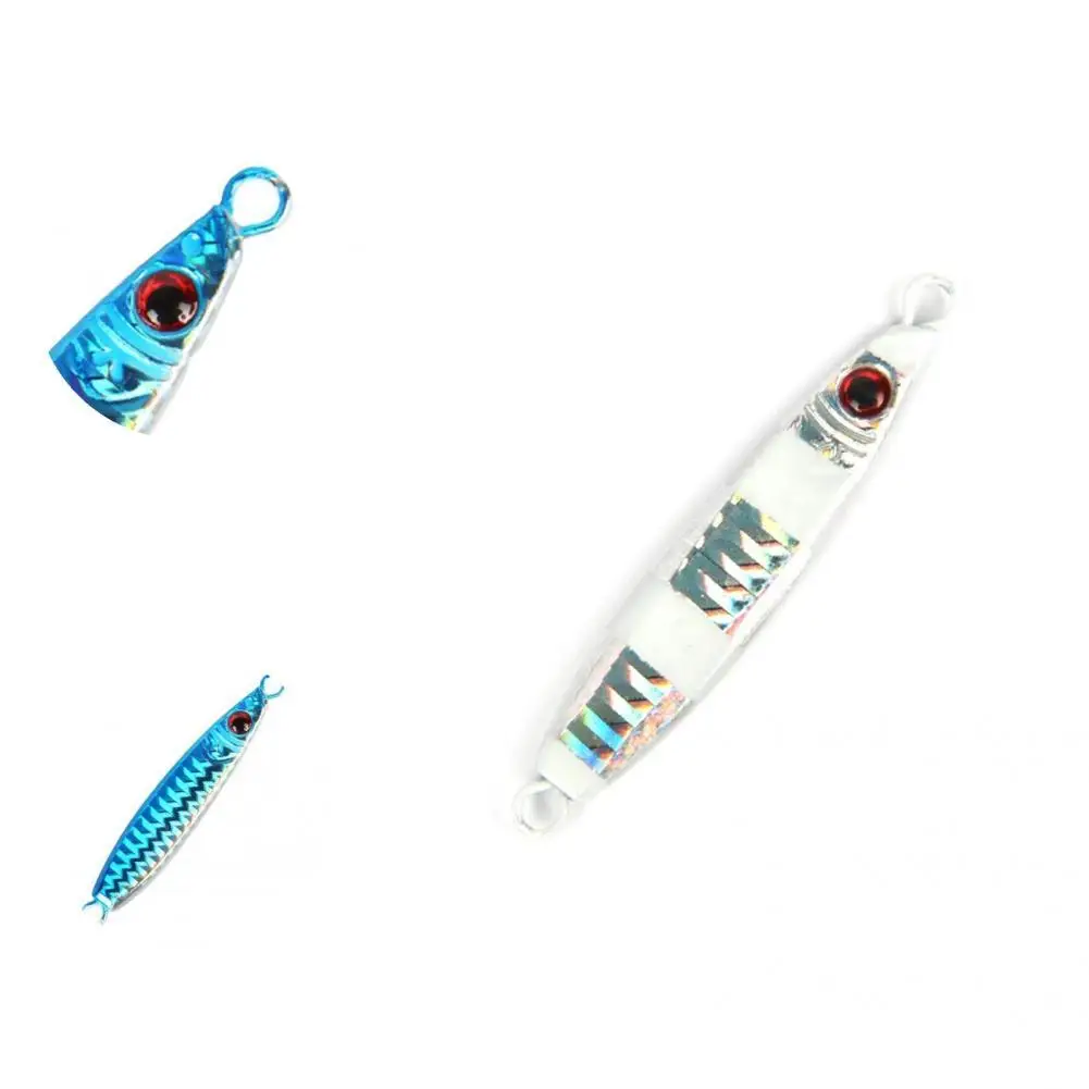 

Multi Styles Durable Rust Resistant Fishing Jigging Lure Realistic Eye Fishing Lure Lightweight Fishing Tackle