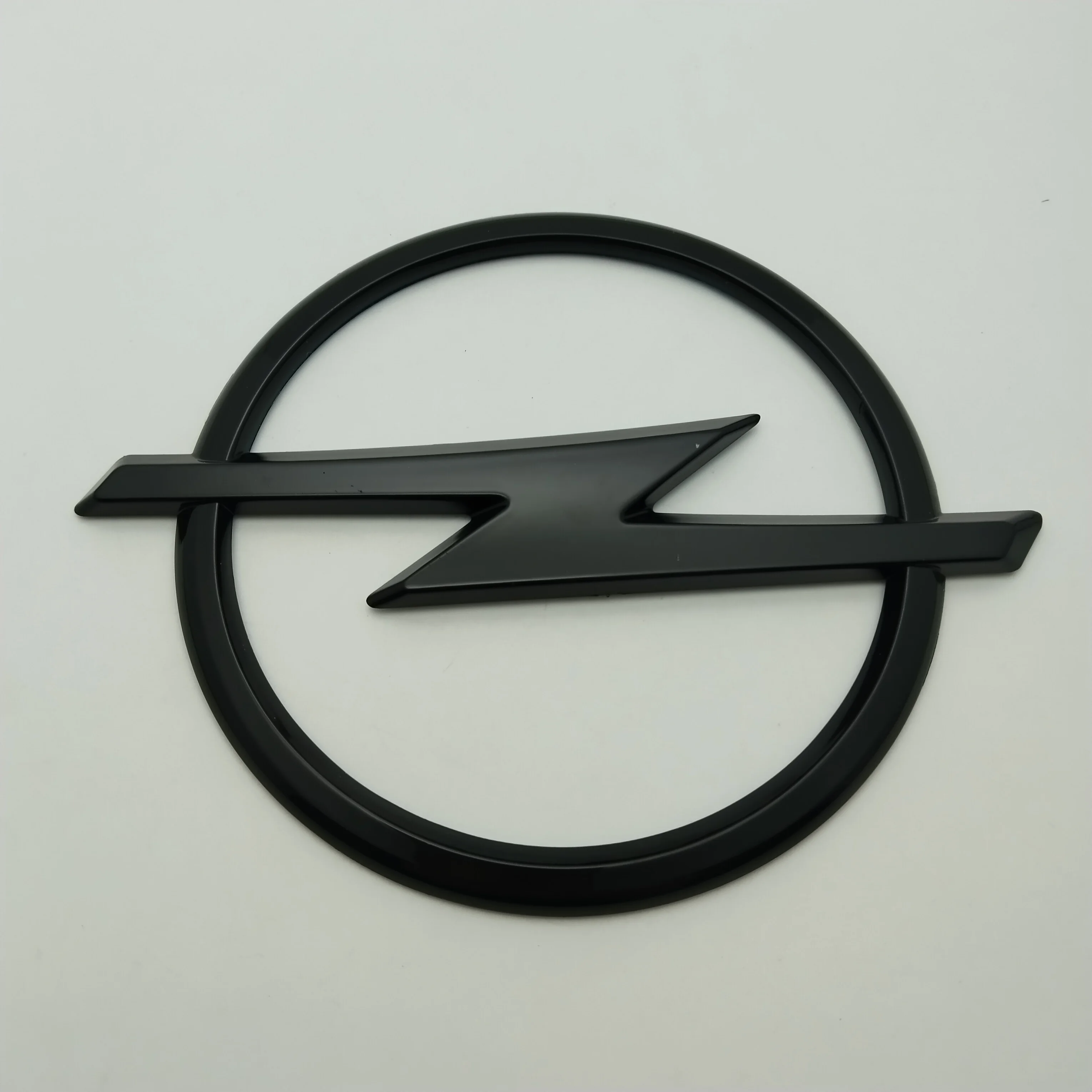 

1 шт., автомобильный бампер из АБС-пластика/багажник, черный логотип Opel, автомобильная наклейка 14,5 см, черный аксессуар с логотипом Opel