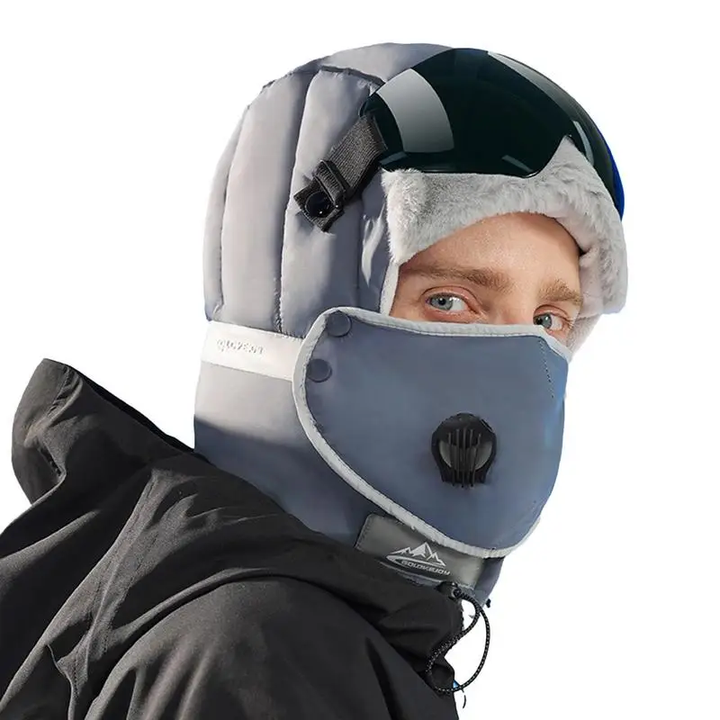 

Охотничья Шапка, ветрозащитная Водонепроницаемая Лыжная шапка, зимние принадлежности для активного отдыха с трехслойной утолщенной и съем...