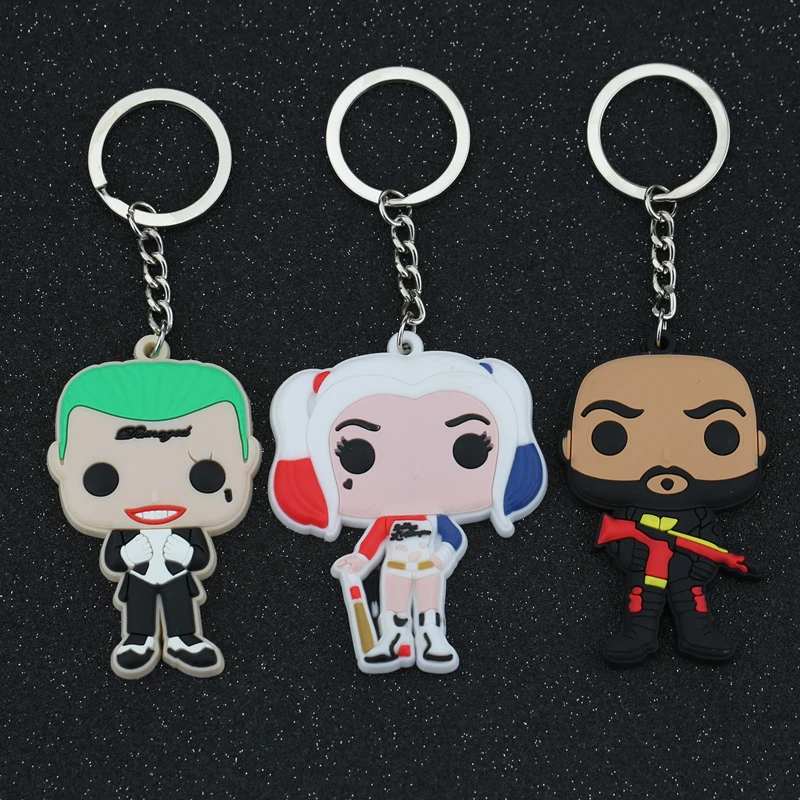 

Брелок для ключей Квадрокоптер Джаред Лето Джокер Марго Робби Квинс Уилл Смит дэдshot Флойд Лоутон самоубийства брелок для ключей кольцо