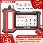 THINKCAR Thinkscan plus S4 Bluetooth OBD2 Автомобильный сканер Professional  Сброс 5 Системный считыватель кода OBD Инструмент для автомобильного диагностического сканера диагностический сканер для автомобиля