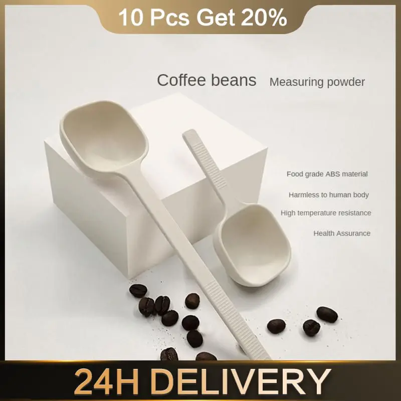 

Coffee Bean Spoon Coffee Measuring Spoon Dual-purpose Bean Spoon Pressed Powder Spoon Coffee Stirrer Kitchen Gadgets