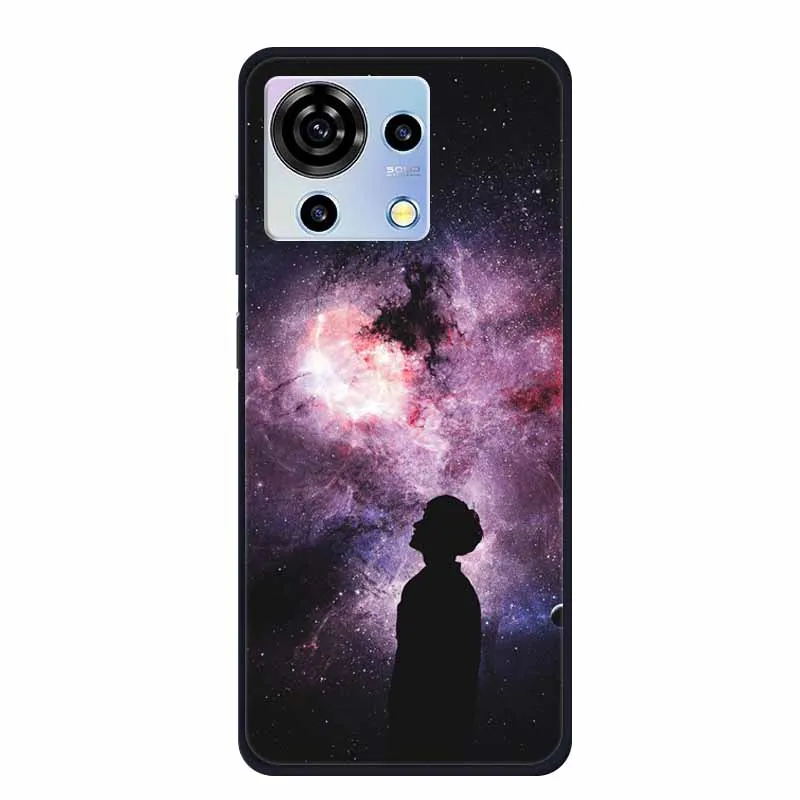 Крутой силиконовый чехол для ZTE Blade V50 Vita модная мягкая задняя крышка с принтом