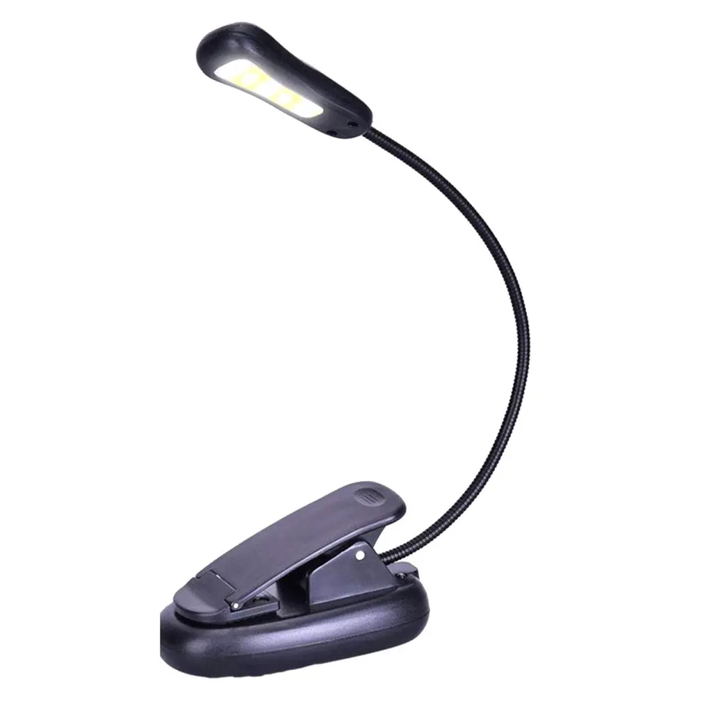 

Table Lamp Led 5 Lights 9 Gears Bendable Clip Style Desk Lamp Eye Protection Learning Dormitory Reading Book Night Light
