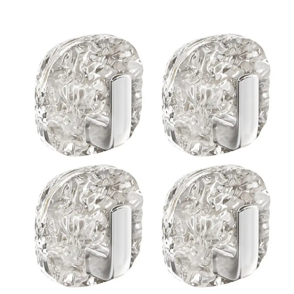 

4 шт. прозрачные акриловые настенные крючки