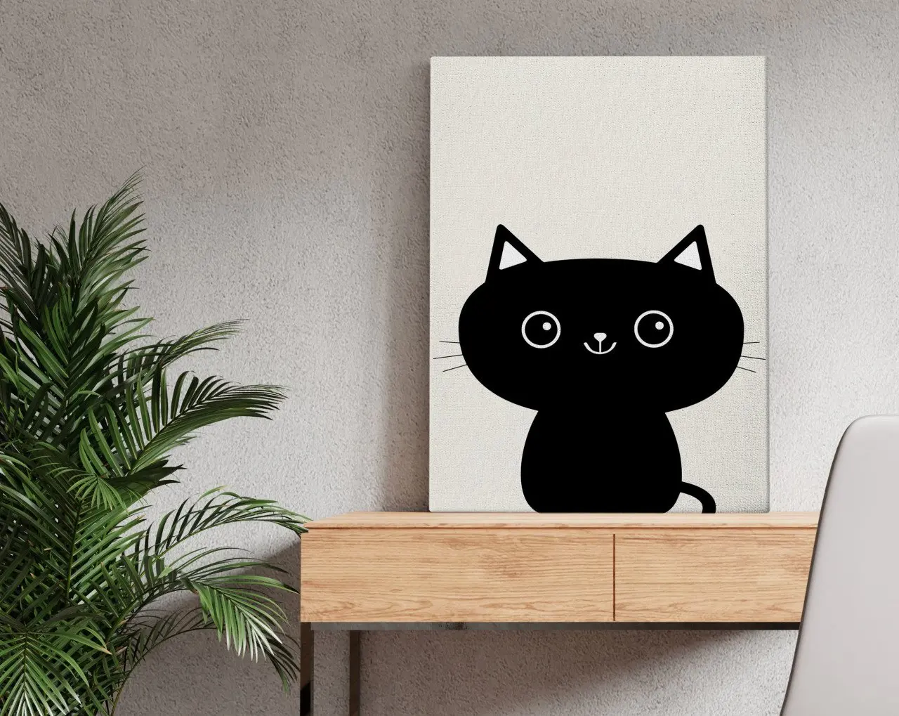 

Холщовый стол BK Home Cat Design 50x70 см-3 дюйма