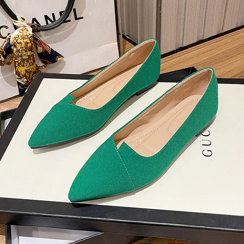 Hot Selling Pointy Toe Women Dress Casual Ladies Office Shoes Flats