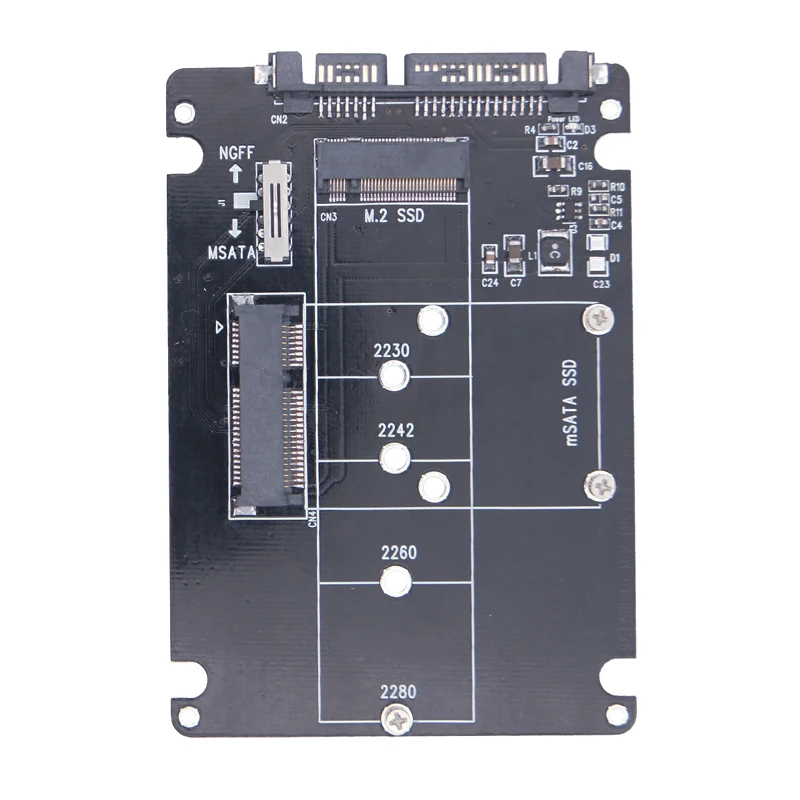 Адаптер SSD M.2 NGFF или MSATA — SATA 3.0 USB 2 5 Жесткий диск в 1 конвертер кабель для чтения