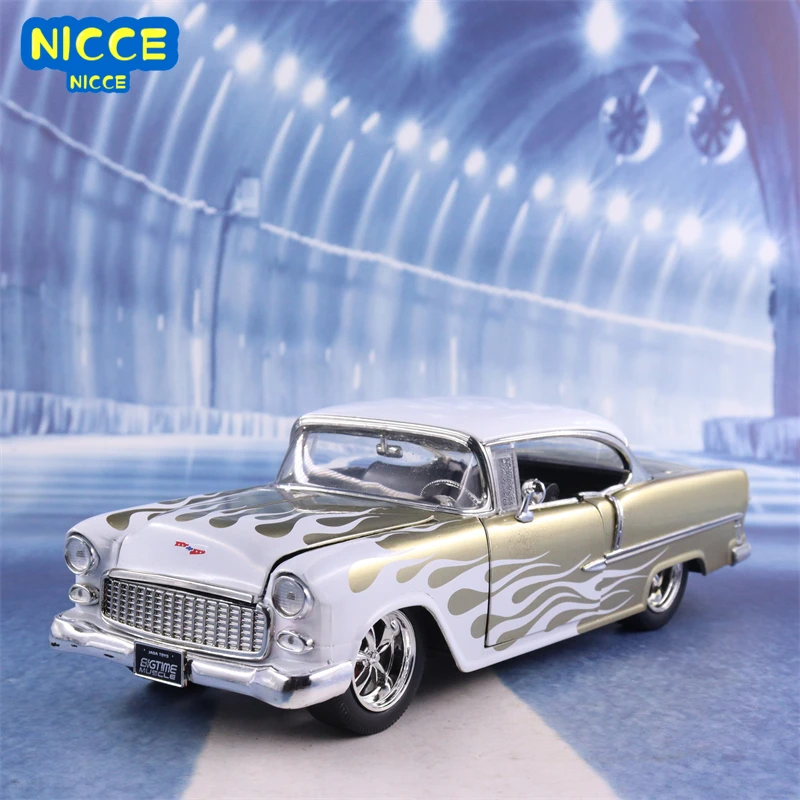 

Nicce 1:24 1955 CHEVY BEL AIR High Simulation Diecast Car Metal Alloy Model Car Chevrolet Toys for Children Gift Collection J196