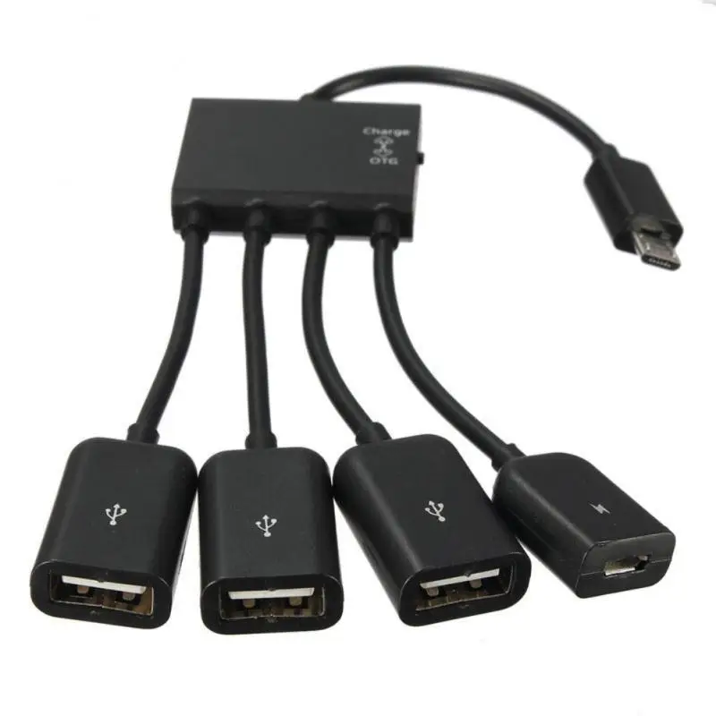 Порт для зарядки телефона. Micro USB OTG Hub. Кабель - переходник (хаб) OTG Micro USB Hub. Lapara la-MICROUSB-OTG-Hub картридер/USB-хаб. Кабель переходник хаб OTG Micro USB Hub, 4 порта 3 x USB, 1 X питание зарядка.