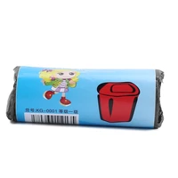 black high quality environmentally friendly disposable garbage bag 50x60 continuous roll off hotel garbage bag