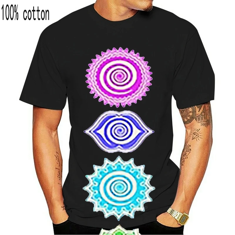 Футболка с чакрами религиозная медитация дзен Ом буддизм Энергия камней |