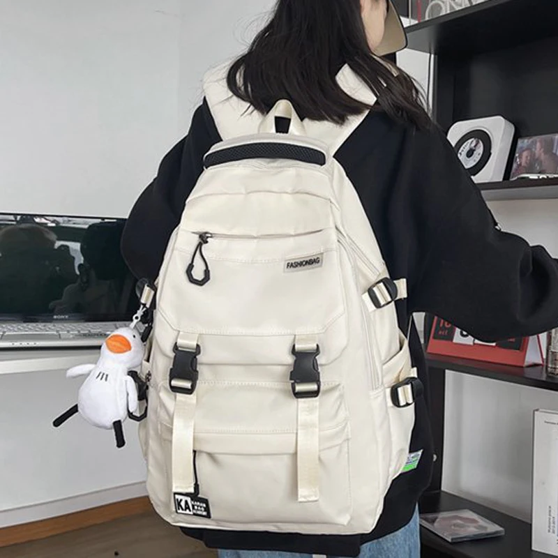 

Designer Bag Women Backpack Waterproof Nylon Schoolbag for Teenage Girl Multifunction College Student Kawaii Travel Backpacks