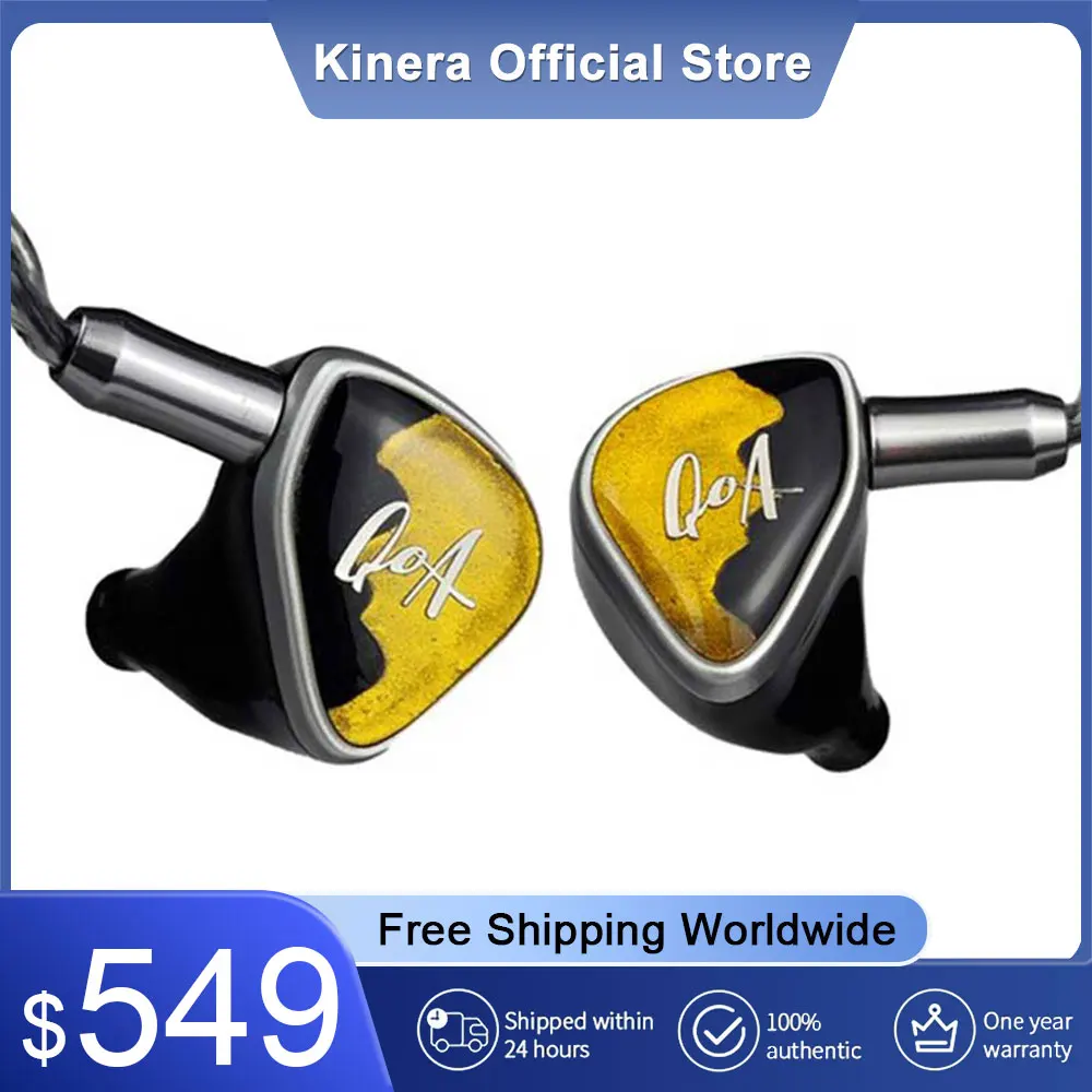 Наушники QoA Margarita 1BA + 1DD 2 Sonion электростатические с балансным динамическим