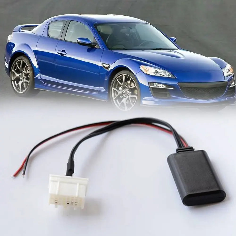 

Музыкальный аудио адаптер для автомобильного радио беспроводной модуль Bluetooth вспомогательный адаптер запасные части автомобильные аксессуары для Mazda 2 3 5 6 MX5 RX8