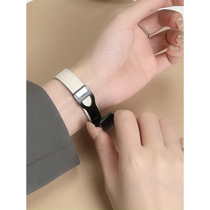 Genuine Leather Strap For Huawei band 8/7/6/6pro NFC Correa Bracelet Watchband for Honor band 6/7 strap Woman Men Belt