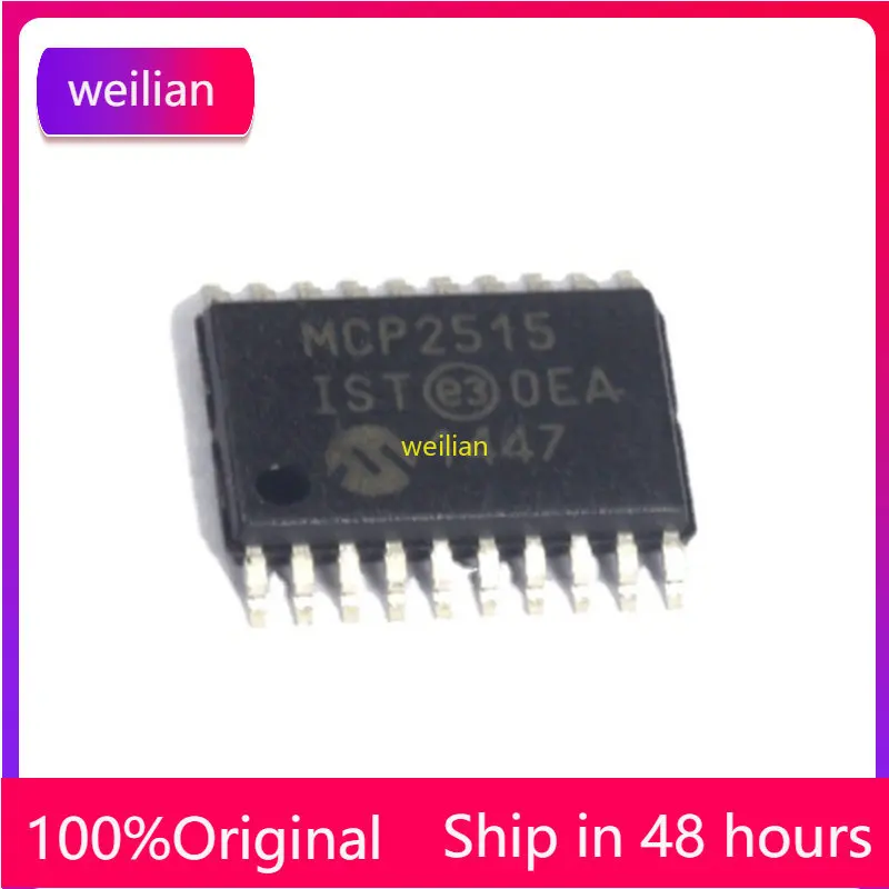 

1~100PCS MCP2515T-I/ST TSSOP-20 MCP2515T Microcontroller Chip IC Integrated Circuit Brand New Original Free Shipping
