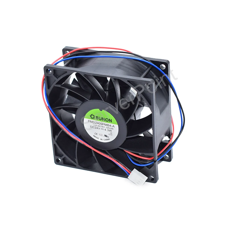 Подлинный новый PMD2409PMB4 24 В 4,3 Вт для Sunon 3 провода квадратный охлаждающий вентилятор 90*90*38 мм